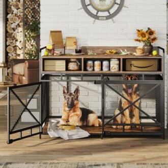 Fulhope 48 Inch Dog Crate Furniture