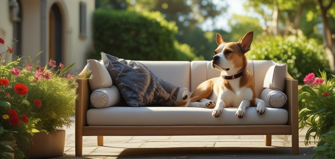 Outdoor pet sofa