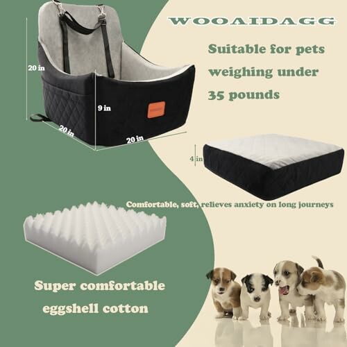 Wooaidagg Dog Car Seat