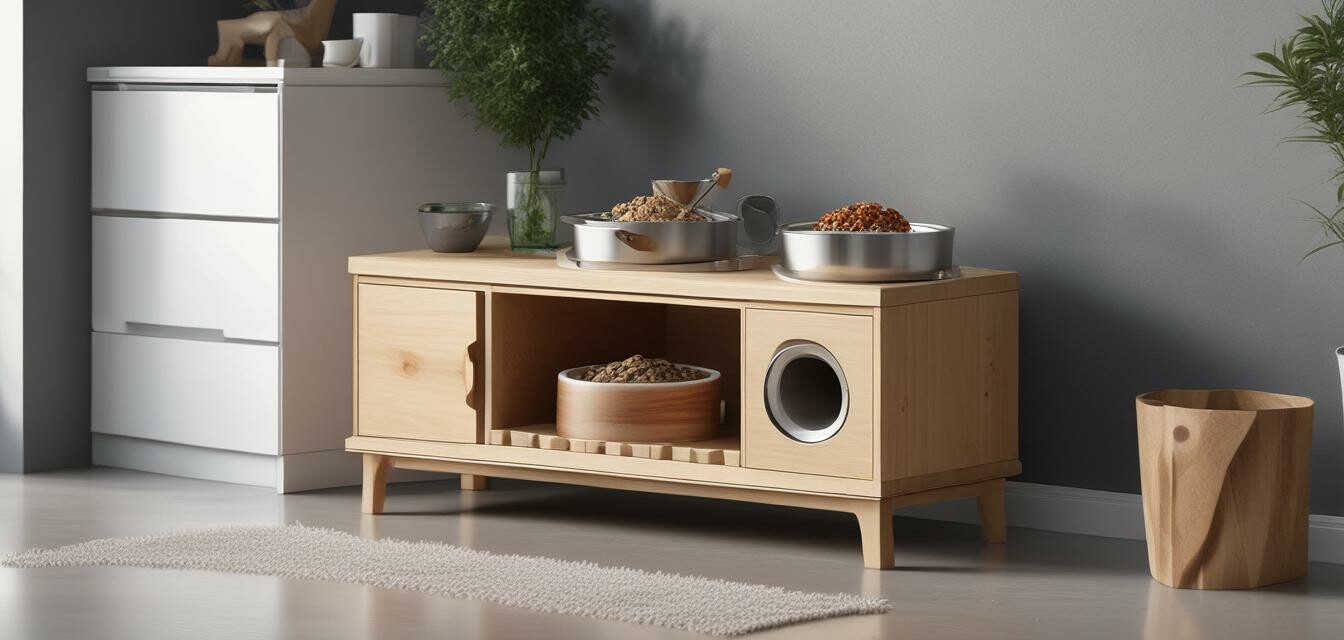 Pet Feeding Furniture Designs Image