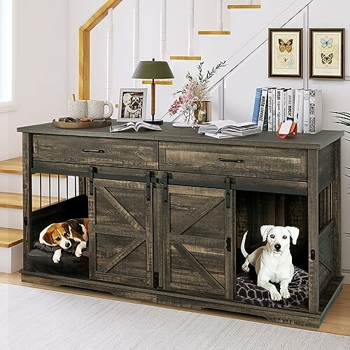 Extra Large Dog Crate with Divider