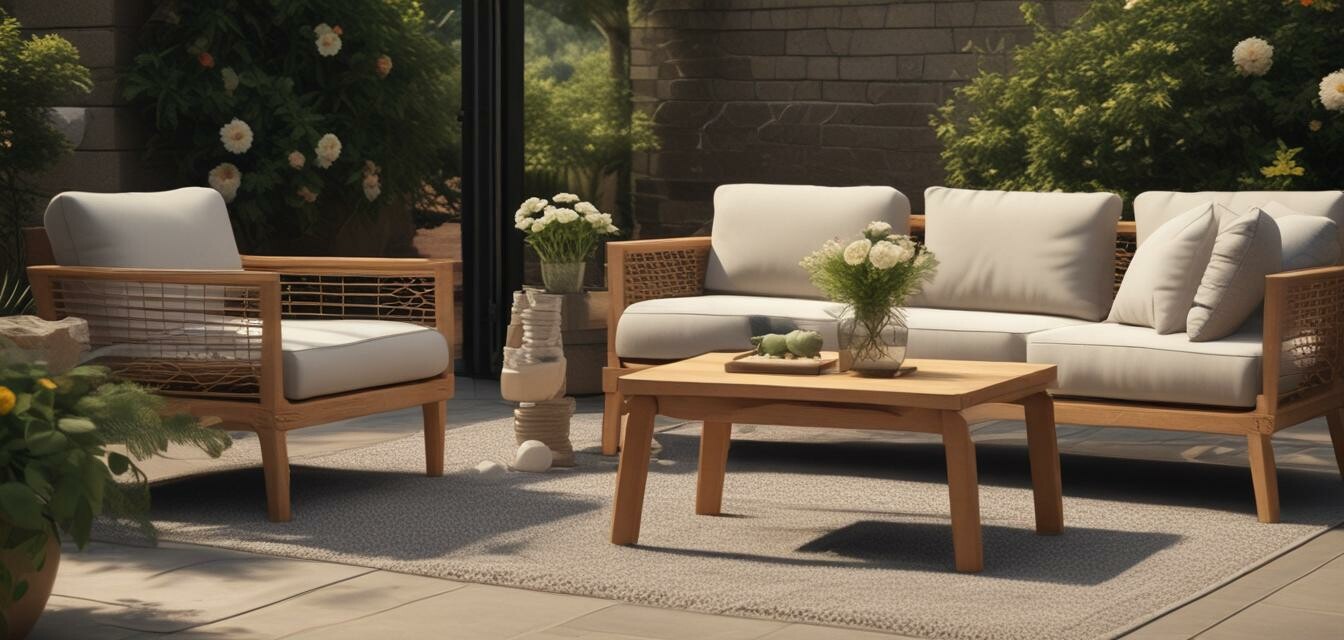 Stylish outdoor pet furniture